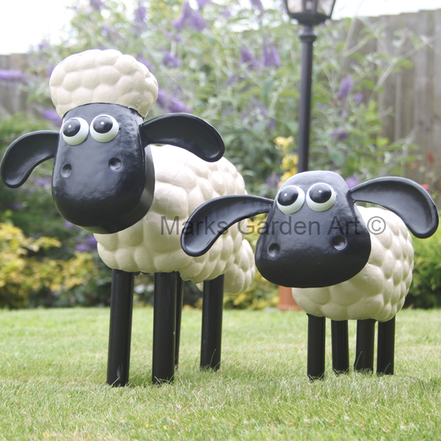 オンラインショップ：マークスガーデンアート Ornament Shaun the Sheep メタルオーナメント ひつじのショーン