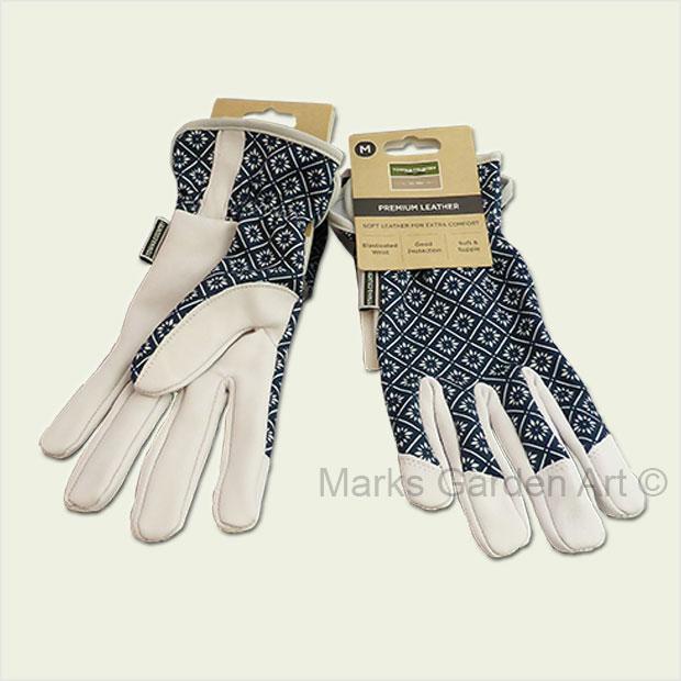 オンラインショップ：マークスガーデンアート / Gloves ガーデニンググローブ フラワーゴートスキン（２サイズ）