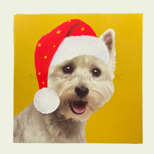 オンラインショップ：マークスガーデンアート / Westie Christmas Card